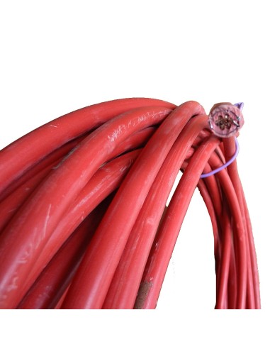 Fil blindé 16 mm² Rouge pour installation électrique biocompatible