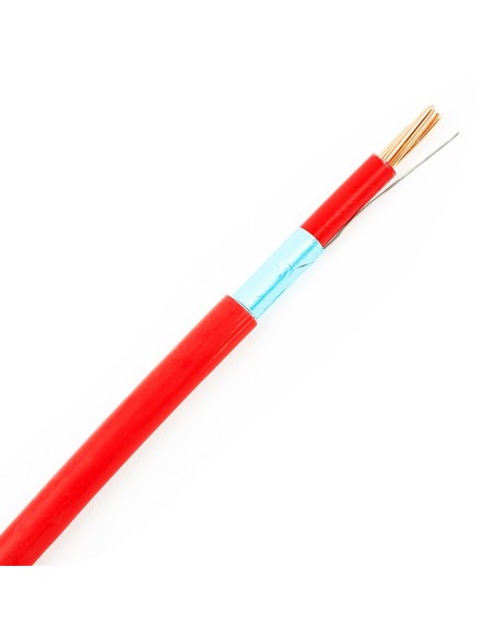 Fil blindé 16 mm² Rouge pour installation électrique biocompatible