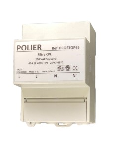 Filtre CPL PROSTOP65 de Polier, protection CPL Linky et électricité sale