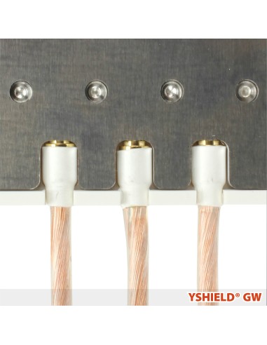 Câble de mise à la terre GC100 Yshield avec connecteurs soudés (fiche banane), longueur 1 m