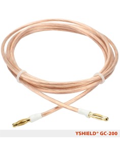 Câble de mise à la terre GC200 Yshield avec connecteurs soudés (fiche banane), longueur 2 m