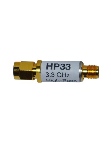 Filtre passe-haut 3,3 GHz_HP33 Gigahertz Solutions