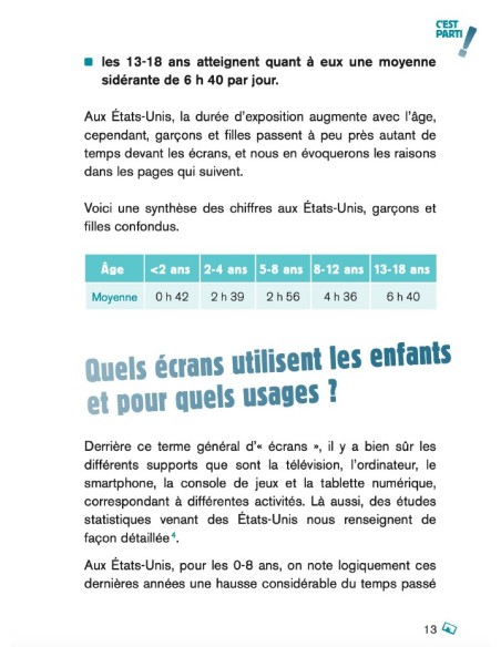 Moins d'écrans pour les enfants, c'est parti !