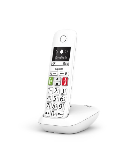 Téléphone sans fil Gigaset E290 Comfort Eco-DECT+ Blanc Téléphone sans fil Gigaset E290 Comfort Eco-DECT+ Blanc