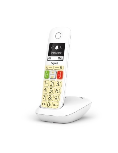 Téléphone sans fil Gigaset E290 Comfort Eco-DECT+ Blanc Téléphone sans fil Gigaset E290 Comfort Eco-DECT+ Blanc