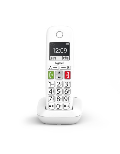 Téléphone sans fil Gigaset E290 Comfort Eco-DECT+ Blanc Téléphone sans fil Gigaset E290 Comfort Eco-DECT+ Blanc