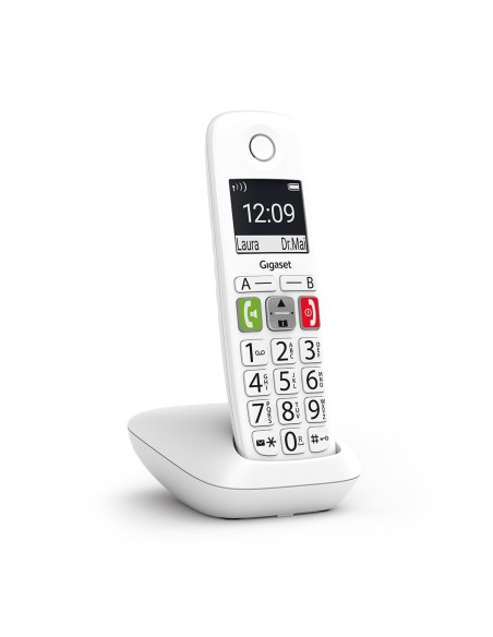 Téléphone sans fil Gigaset E290 Comfort Eco-DECT+ Blanc Téléphone sans fil Gigaset E290 Comfort Eco-DECT+ Blanc