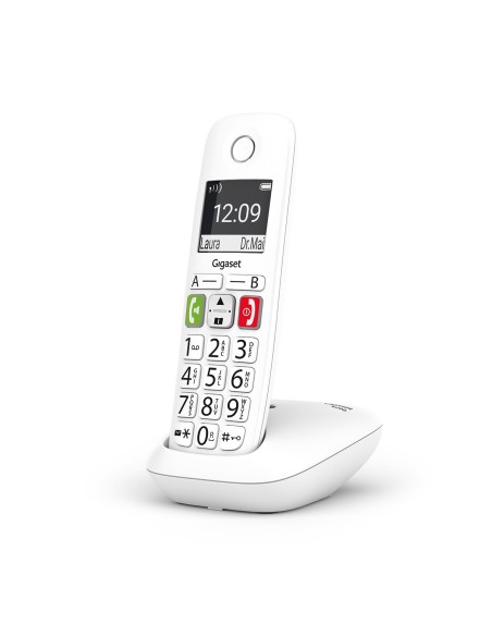 Téléphone sans fil Gigaset E290 DuoComfort Eco-DECT+ Blanc