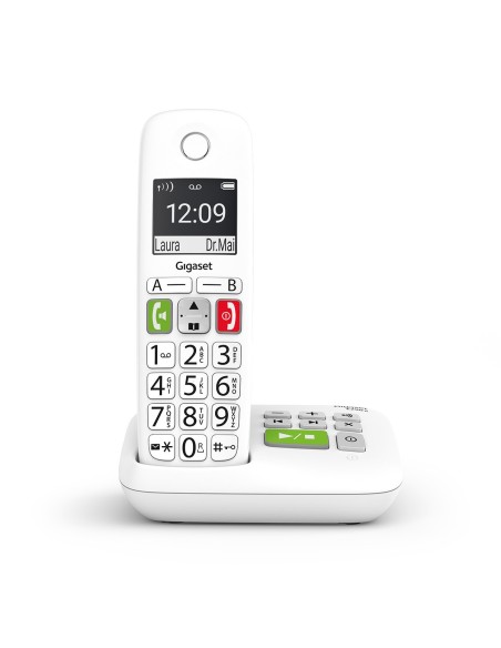Téléphone sans fil Gigaset E290 avec réponseur Comfort Eco-DECT+ Blanc Téléphone sans fil Gigaset E290 avec réponseur Comfort Eco-DECT+ Blanc