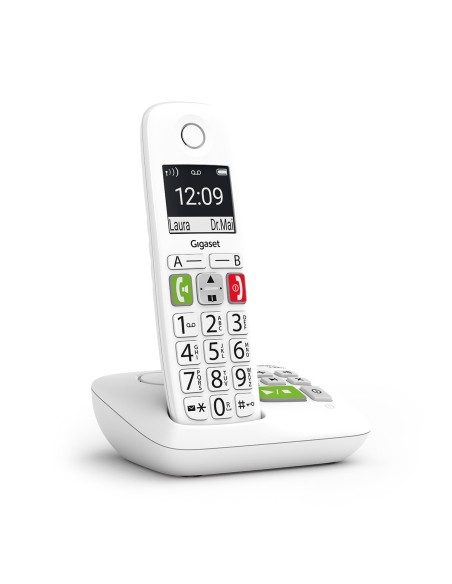 Téléphone sans fil Gigaset E290 avec réponseur Comfort Eco-DECT+ Blanc Téléphone sans fil Gigaset E290 avec réponseur Comfort Eco-DECT+ Blanc