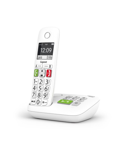 Téléphone sans fil Gigaset E290 avec réponseur Comfort Eco-DECT+ Blanc Téléphone sans fil Gigaset E290 avec réponseur Comfort Eco-DECT+ Blanc