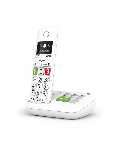 Téléphone sans fil Gigaset E290 avec réponseur Comfort Eco-DECT+ Blanc Téléphone sans fil Gigaset E290 avec réponseur Comfort Eco-DECT+ Blanc