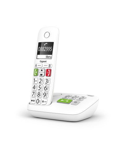 Téléphone sans fil Gigaset E290 avec réponseur Comfort Eco-DECT+ Blanc Téléphone sans fil Gigaset E290 avec réponseur Comfort Eco-DECT+ Blanc