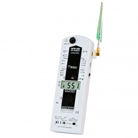 Mesureur professionnel HFW59D Plus, 2,4 GHz à 10 GHz, Gigahertz Solutions