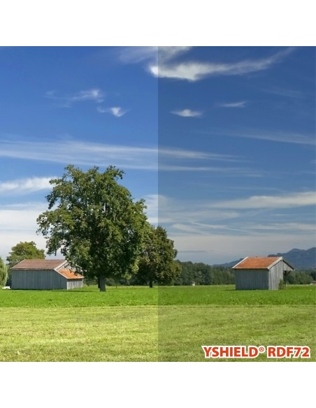 Film anti ondes pour fenêtres RDF72-152, transmission de lumière 72%