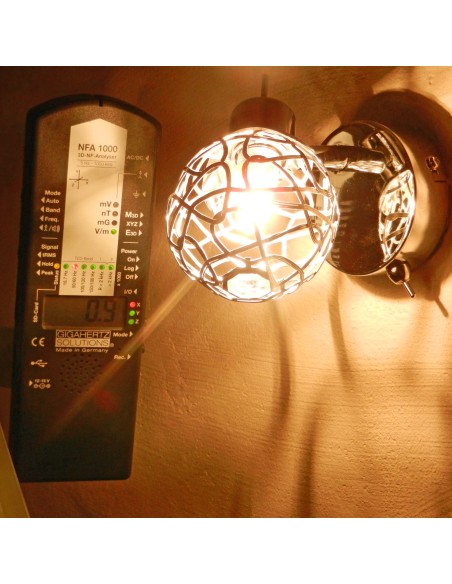 Appliques blindées type Spot boule tressée chromée G9