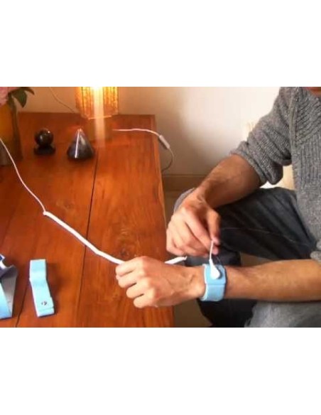 Bande de corps de mise à la terre earthing, pour cheville ou poignet