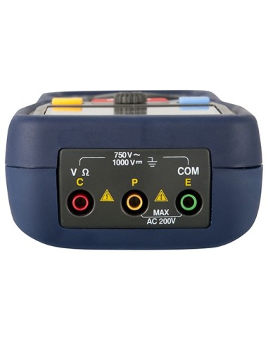 Contrôleur de terre avec piquets PCE-ERT-10