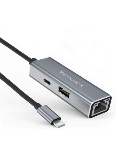 Kit réseau filaire ethernet FOINNEX pour Apple® iPad, iPhone, iPod Lightning