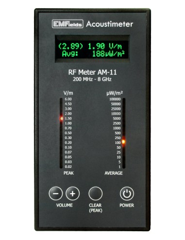 Acoustimeter AM-11 EMFields - Mesureur hautes fréquences large bande (200 Mhz à 8 GHz)
