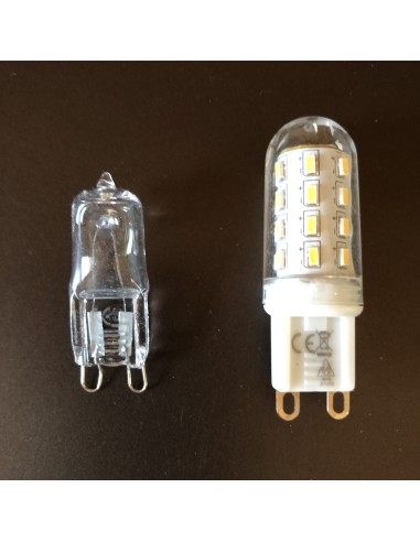 Appliques blindées type Spot boule tressée chromée G9