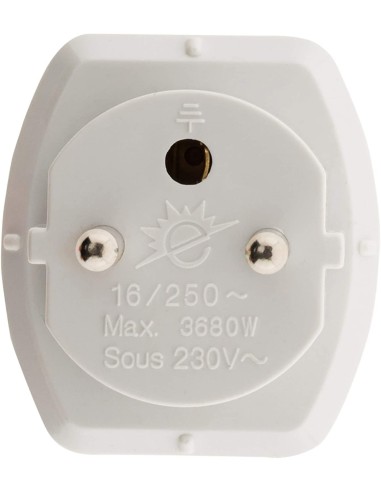 Adaptateur de prise France vers Allemagne Schuko