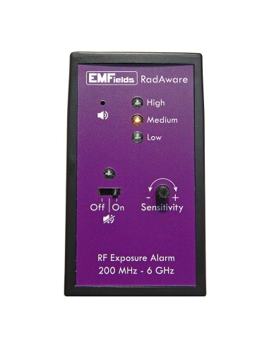 Alarme d'exposition aux ondes électromagnétiques Hautes fréquences RadAware RD1 EMFields