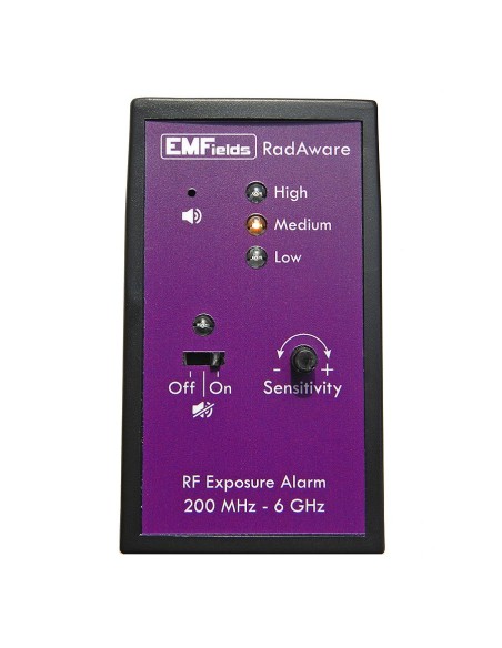 Alarme d'exposition aux ondes électromagnétiques Hautes fréquences RadAware RD1 EMFields