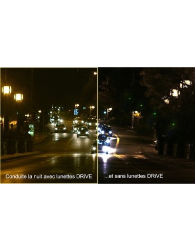 Lunettes Clip-on PRiSMA® DRiVE jour et nuit pour conduire