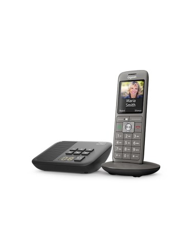 Téléphone sans fil Gigaset CL660 Anthracite avec répondeur Téléphone sans fil Gigaset CL660 Anthracite avec répondeur