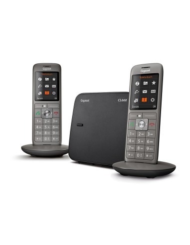 Téléphone sans fil Gigaset CL660 duo Anthracite