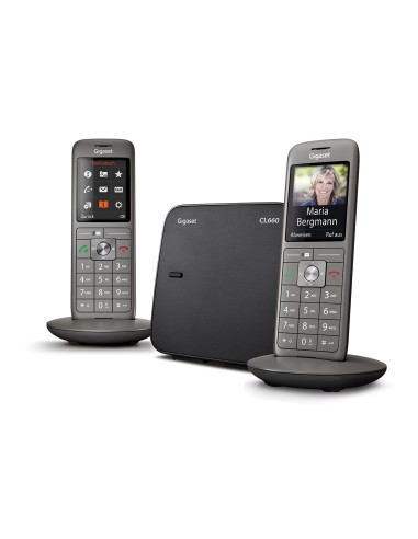 Téléphone sans fil Gigaset CL660 duo Anthracite