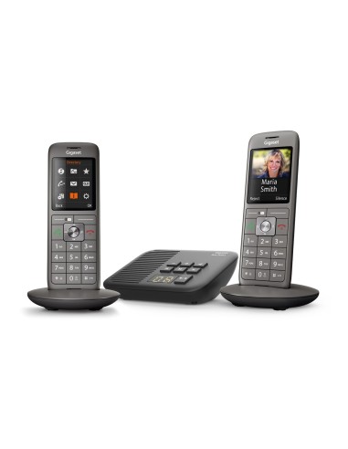 Téléphone sans fil Gigaset CL660 duo Anthracite avec répondeur
