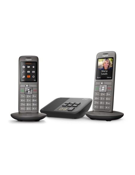 Téléphone sans fil Gigaset CL660 duo Anthracite avec répondeur