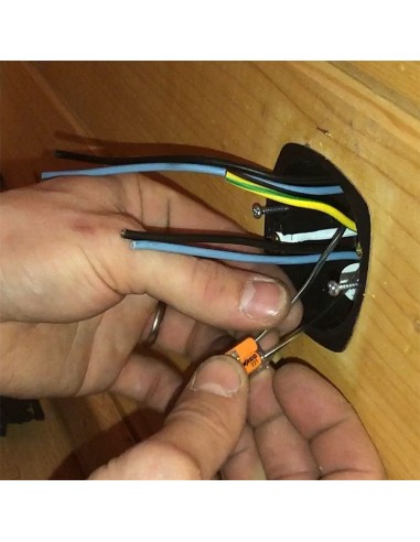 Mini bornes de connexion 2 entrées WAGO S221 pour fils souples et rigides blindés 