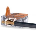 WAGO S221 : 50 mini bornes de connexion rapide 3 entrées pour fils souples et rigides blindés
