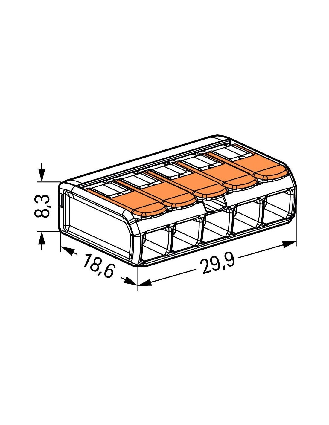 Wago bornes de connexion rapide S221 3 entrées - MAX HAURI AG