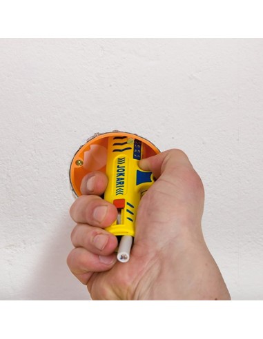 JOKARI Couteau dénudeur et dégaineur pour câbles et fils blindés 