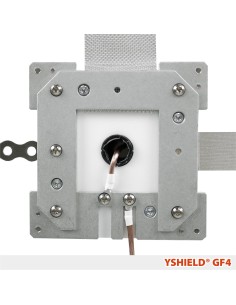 YSHIELD® GF4 | Boîtier de mise à la terre 120x120 mm pour peintures et tissus anti ondes 2