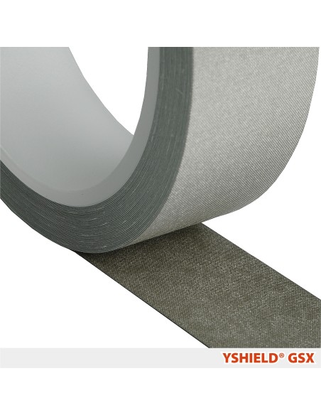 YSHIELD® GSX50 | Ruban de mise à la terre avec colle conductrice| 50 mètres