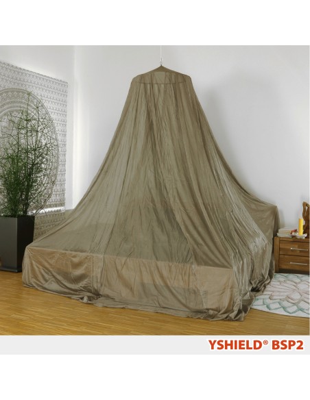 Baldaquin 2p pyramidal -44dB - protection anti-ondes hautes et basses fréquences - Yshield BSP2 -  SAFECAVE Baldaquin 2p pyramidal -44dB - protection anti-ondes hautes et basses fréquences - Yshield BSP2 -  SAFECAVE