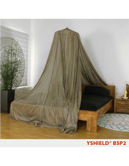 Baldaquin 2p pyramidal -44dB - protection anti-ondes hautes et basses fréquences - Yshield BSP2 -  SAFECAVE Baldaquin 2p pyramidal -44dB - protection anti-ondes hautes et basses fréquences - Yshield BSP2 -  SAFECAVE