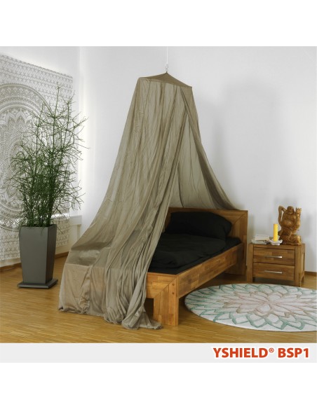 Baldaquin 1p pyramidal - protection anti-ondes hautes et basses fréquences - Yshield BSP1 | SAFECAVE