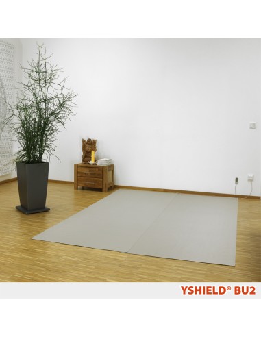 Tapis de sol anti-ondes pour baldaquin 1 ou 2 places en HNG80 - 80 dB (HF + BF) - Yshield BU2  / BU3