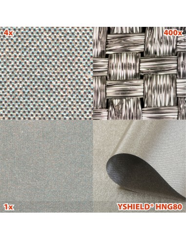 Toile HNG80 de protection anti-ondes contre les hautes et basses fréquences (HF + BF)