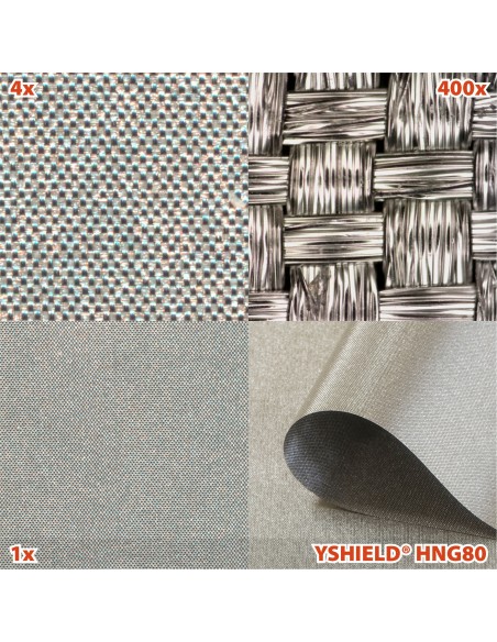 Toile HNG80 de protection anti-ondes contre les hautes et basses fréquences (HF + BF)