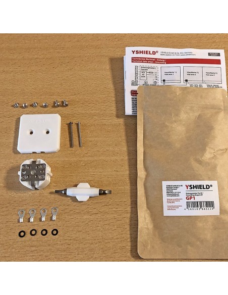 YSHIELD® GP1 | Fiche de mise à la terre fixe pour prises murales
