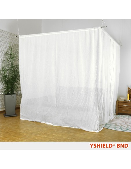 Baldaquin anti-ondes en tissu Swiss Shield Naturell (cabine 2 places)