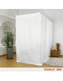 Baldaquin cabine 1p en tissu Swiss Shield NATURELL -40dB protection ondes HF