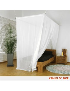 Baldaquin anti-ondes en tissu Swiss Shield Naturell Ultima (cabine 1 place) 2
